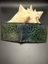 Stamped Leather Bifold Wallet - Collab: Tas Visuals