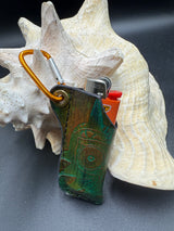 Stamped Leather Lighter Case - Zelda