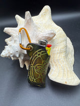 Stamped Leather Lighter Case - Celtic Knots