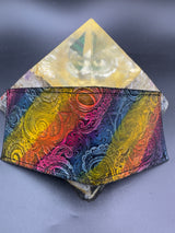 Stamped Leather Bifold Wallet - Deep Dark and Dangerous