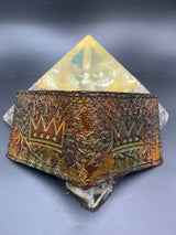 Stamped Leather Bifold Wallet - Charles the First