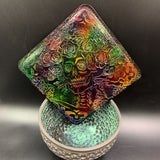 Carved Leather Clutch Wallet