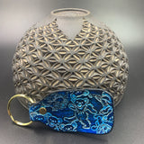 Stamped Leather Keychain - Bears