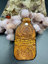 Stamped Leather Keychain - Shpongle