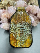 Stamped Leather Keychain - Shpongle