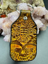 Stamped Leather Keychain - Shpongle