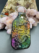 Stamped Leather Keychain - Shpongle