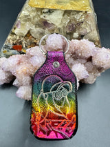 Stamped Leather Keychain - Rezz