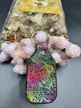 Stamped Leather Keychain - Rezz