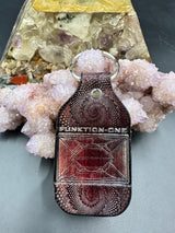 Stamped Leather Keychain - Funktion One