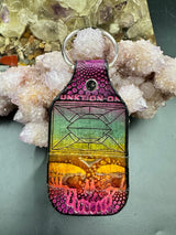 Stamped Leather Keychain - Funktion One