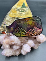 Stamped Leather Keychain - Funktion One