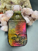 Stamped Leather Keychain - Funktion One