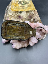 Stamped Leather Keychain - Funktion One