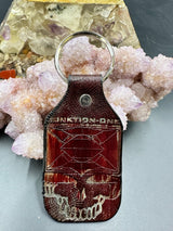 Stamped Leather Keychain - Funktion One