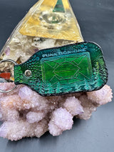 Stamped Leather Keychain - Funktion One