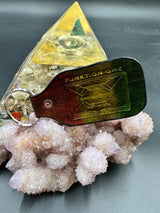 Stamped Leather Keychain - Funktion One