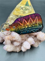 Stamped Leather Keychain - Charles The First