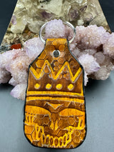 Stamped Leather Keychain - Charles The First