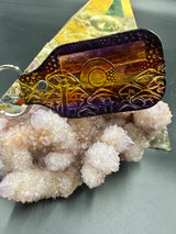 Stamped Leather Keychain - Colorado