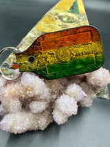 Stamped Leather Keychain - Colorado