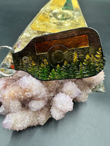 Stamped Leather Keychain - Colorado