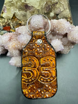Stamped Leather Keychain - Billy Strings 33