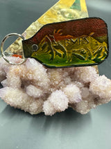 Stamped Leather Keychain - Billy Strings BMFS GOAT