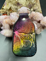 Stamped Leather Keychain - Billy Strings BMFS GOAT