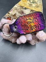 Stamped Leather Keychain - Billy Strings BMFS GOAT