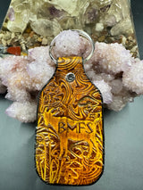 Stamped Leather Keychain - Billy Strings BMFS GOAT