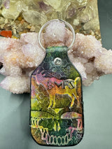 Stamped Leather Keychain - Billy Strings BMFS GOAT