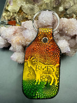 Stamped Leather Keychain - Billy Strings BMFS GOAT