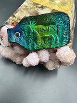 Stamped Leather Keychain - Billy Strings BMFS GOAT