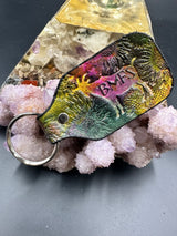 Stamped Leather Keychain - Billy Strings BMFS GOAT