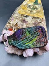 Stamped Leather Keychain - Red Rocks