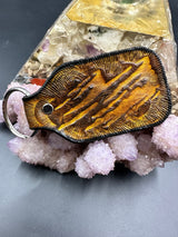 Stamped Leather Keychain - Red Rocks