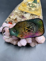 Stamped Leather Keychain - Kitchen Dwellers