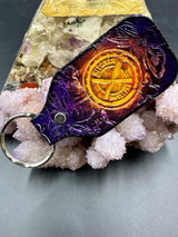 Stamped Leather Keychain - Kitchen Dwellers