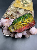 Stamped Leather Keychain - Kitchen Dwellers