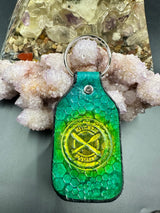 Stamped Leather Keychain - Kitchen Dwellers