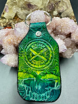Stamped Leather Keychain - Grateful Mashups