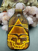 Stamped Leather Keychain - Grateful Mashups