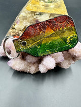 Stamped Leather Keychain - Pink Floyd