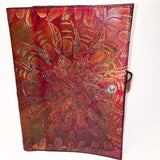 Stamped Leather Journal - Feathers 