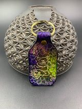 Stamped Leather Keychain - Bears