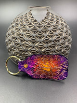 Stamped Leather Keychain - Bears