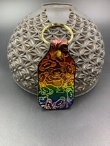 Stamped Leather Keychain - Bears