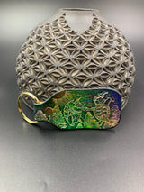 Stamped Leather Keychain - Terrapins