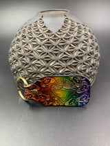 Stamped Leather Keychain - Sphinx